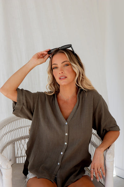 Mads Top - Khaki