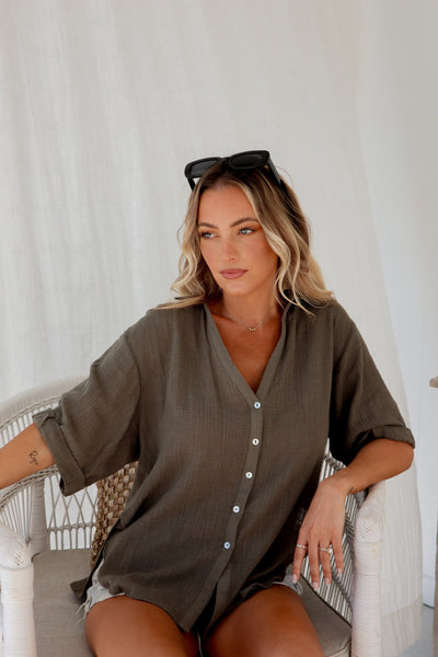 Mads Top - Khaki