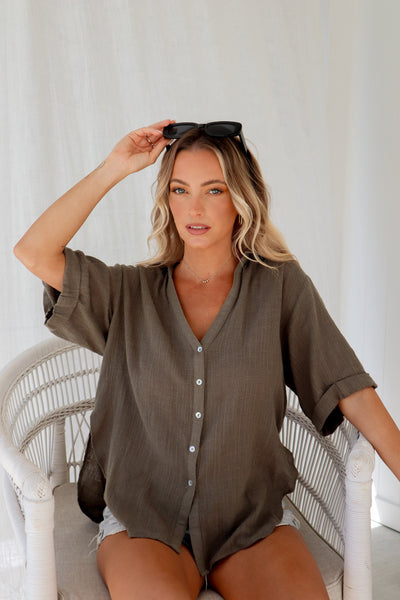 Mads Top - Khaki