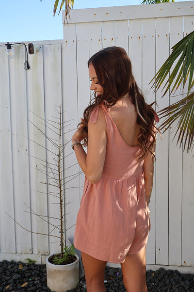 Sadie Playsuit - Blush